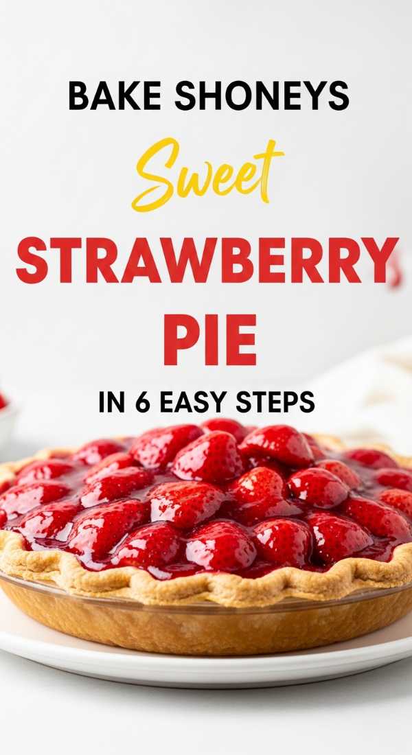 Bake Shoneys Strawberry Pie In 6 Easy Steps 69f4514d88ca5