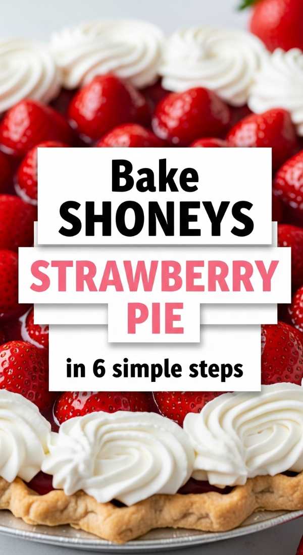 Bake Shoneys Strawberry Pie In 6 Simple Steps 69f4474ca2569