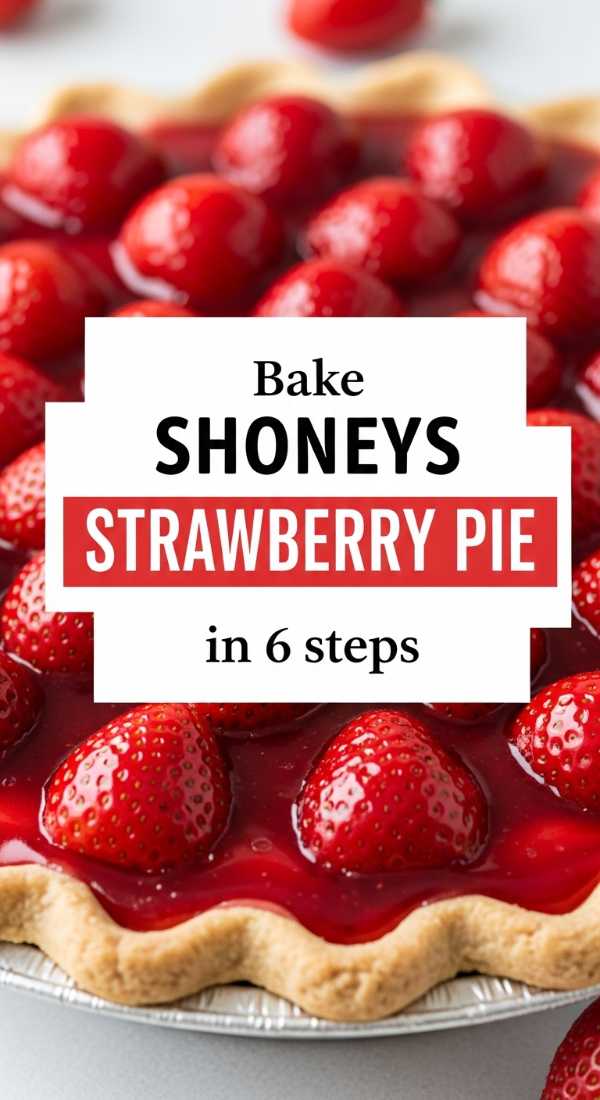 Bake Shoneys Strawberry Pie In 6 Steps 69f5acda01e55