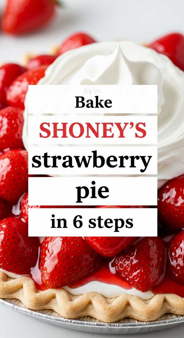 Bake Shoneys Strawberry Pie In 6 Steps 69f5acdd48541