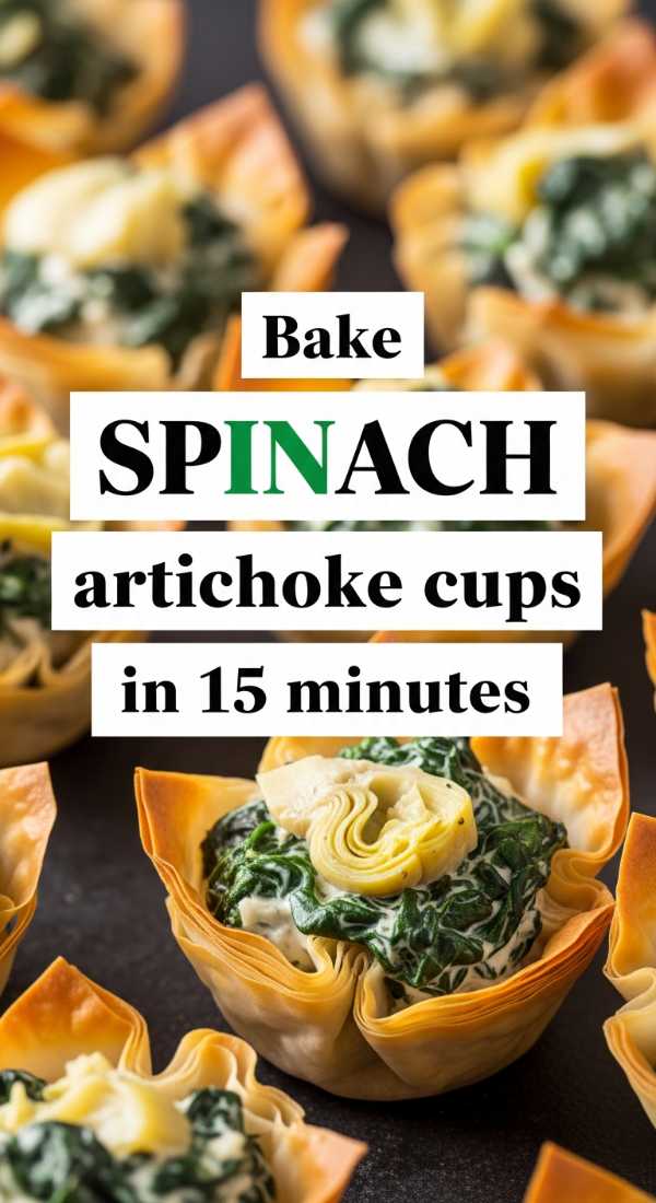 Bake Spinach Artichoke Cups In 15 Minutes 69fd8a9bb9b06