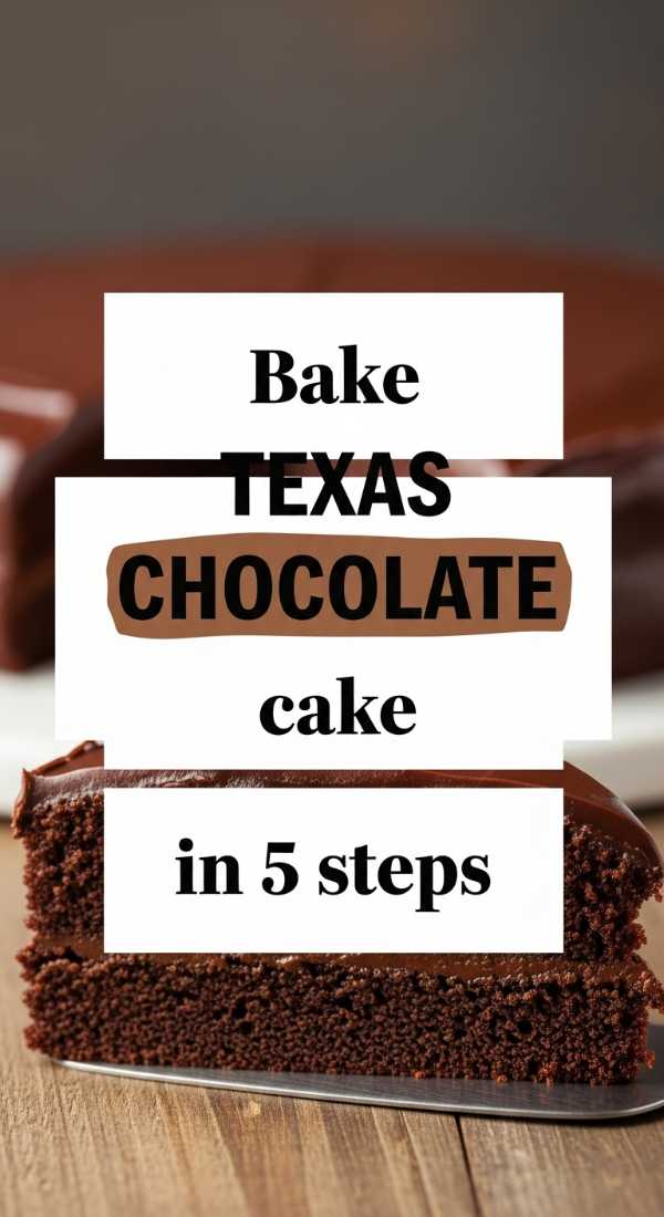 Bake Texas Chocolate Cake In 5 Steps 6a06cbf2d7440