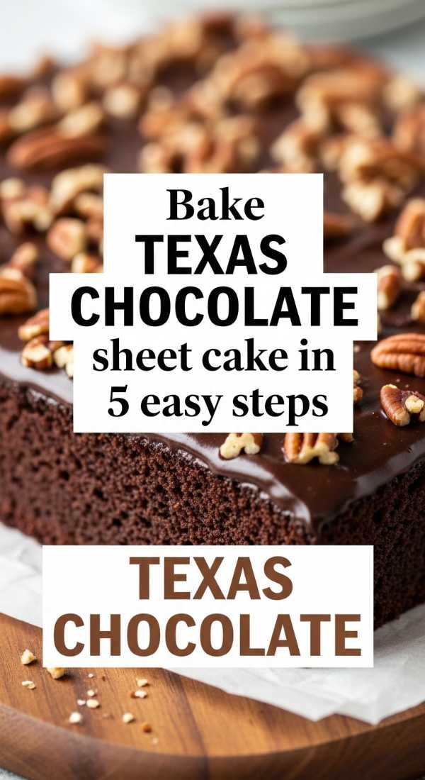 Bake Texas Chocolate Sheet Cake In 5 Easy Steps 6a0706d061fab