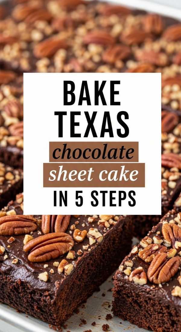 Bake Texas Chocolate Sheet Cake In 5 Steps 6a10d18594634