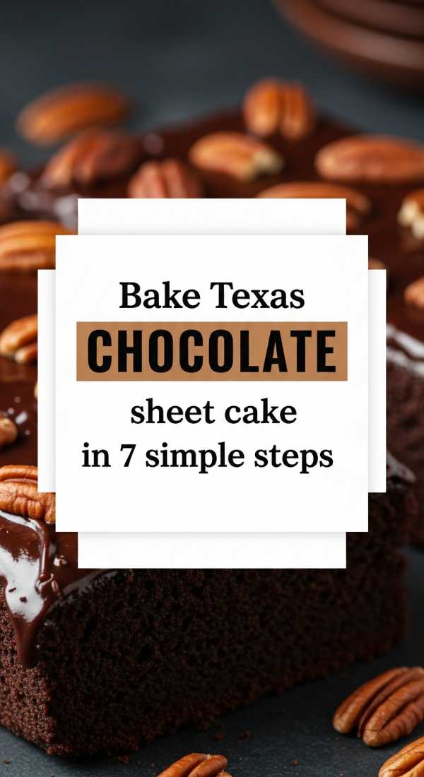 Bake Texas Chocolate Sheet Cake In 7 Simple Steps 6a06bddc39f49