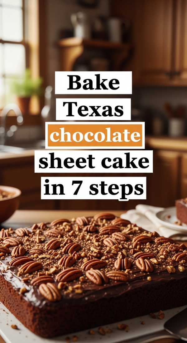 Bake Texas Chocolate Sheet Cake In 7 Steps 6a06ee33a7fb1