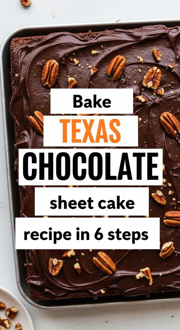 Bake Texas Chocolate Sheet Cake Recipe In 6 Steps 6a10d0730de5a