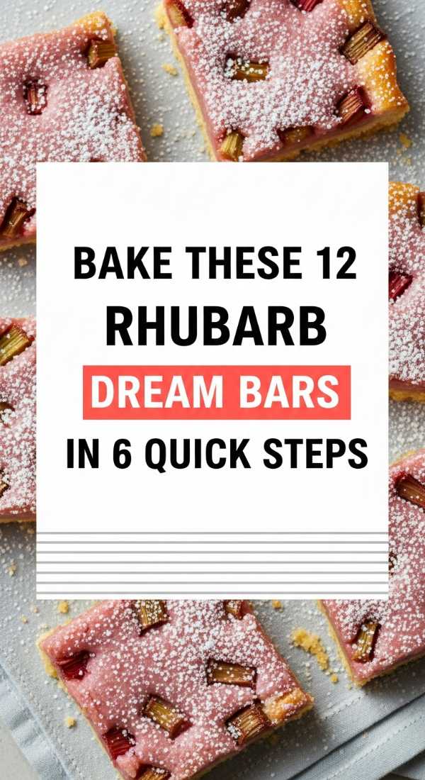 Bake These 12 Rhubarb Dream Bars In 6 Quick Steps 69fd8aa6a5a23