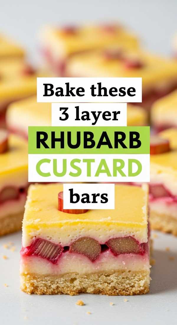 Bake These 3 Layer Rhubarb Custard Bars 69fd8c957351e