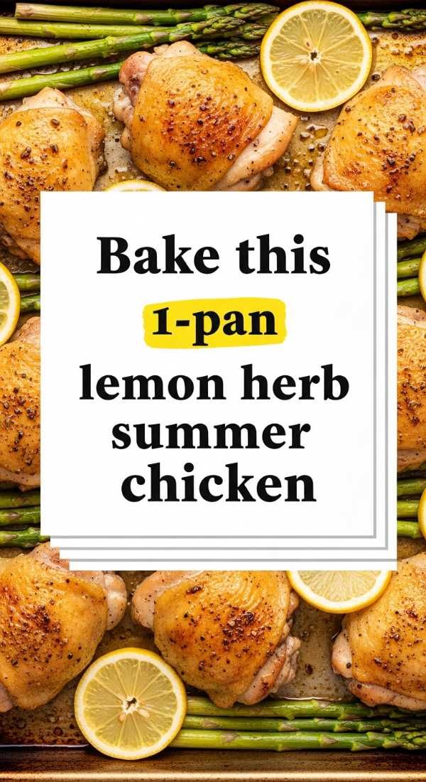 Sun-Kissed Superfoods: Light Meals for Hot Days Bake This 1 Pan Lemon Herb Summer Chicken 6a142b7936811