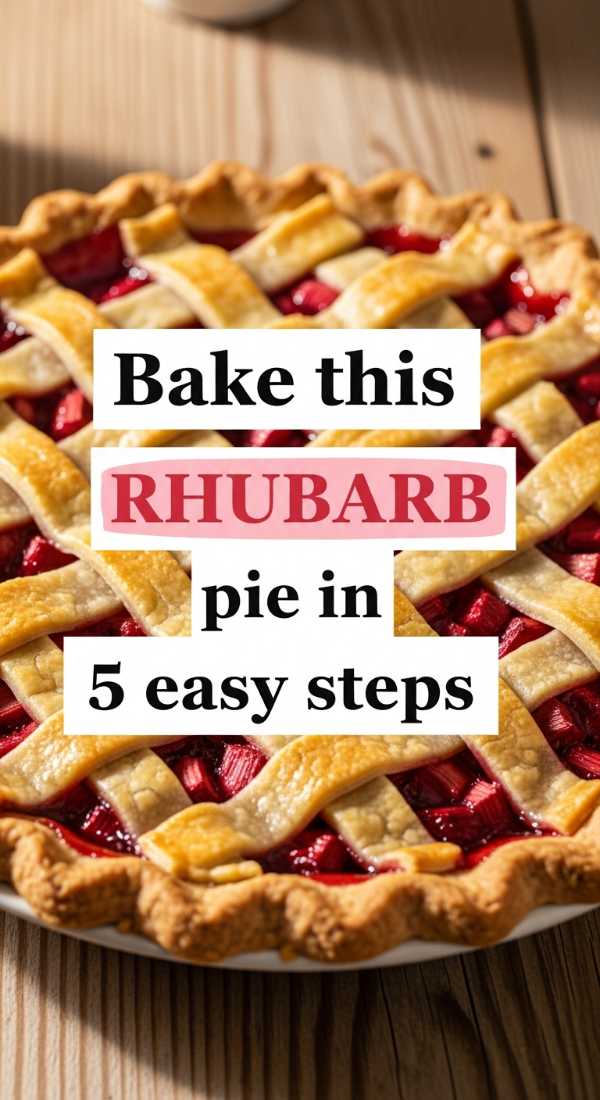 Bake This Rhubarb Pie In 5 Easy Steps 6a06ee601a9fe
