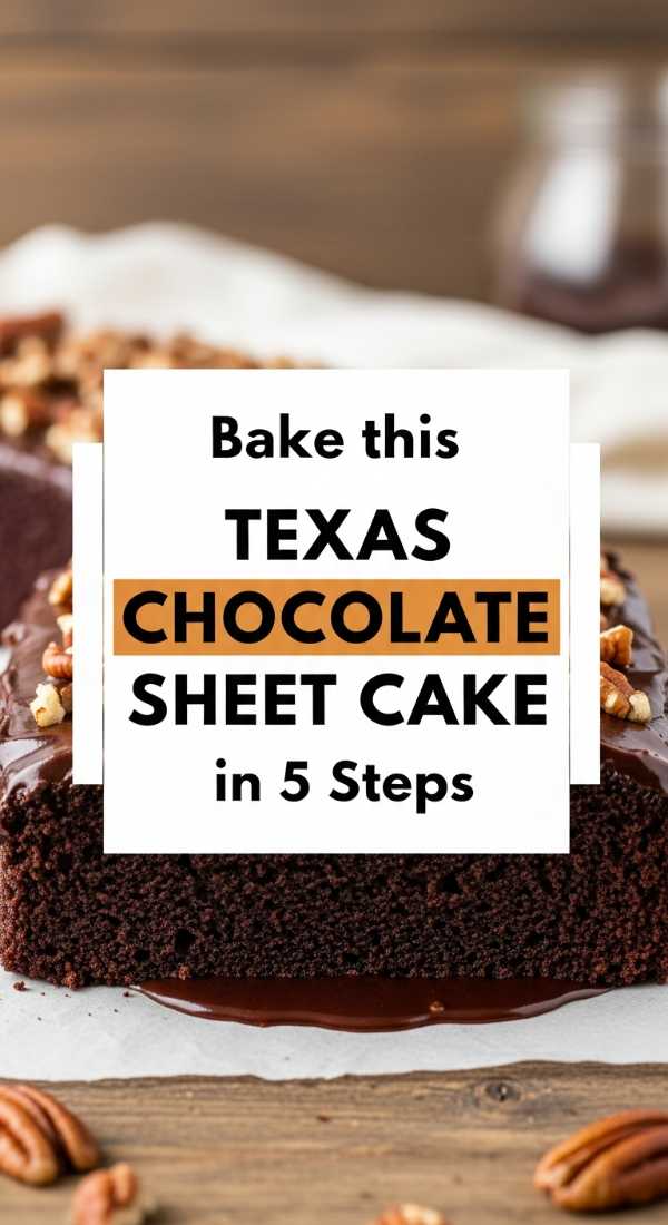 Bake This Texas Chocolate Sheet Cake Recipe In 5 Steps 6a0706e4e7c37