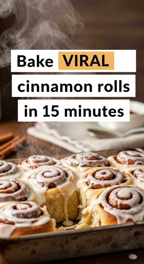 Bake Viral Cinnamon Rolls In 15 Minutes 69f47b4a83142