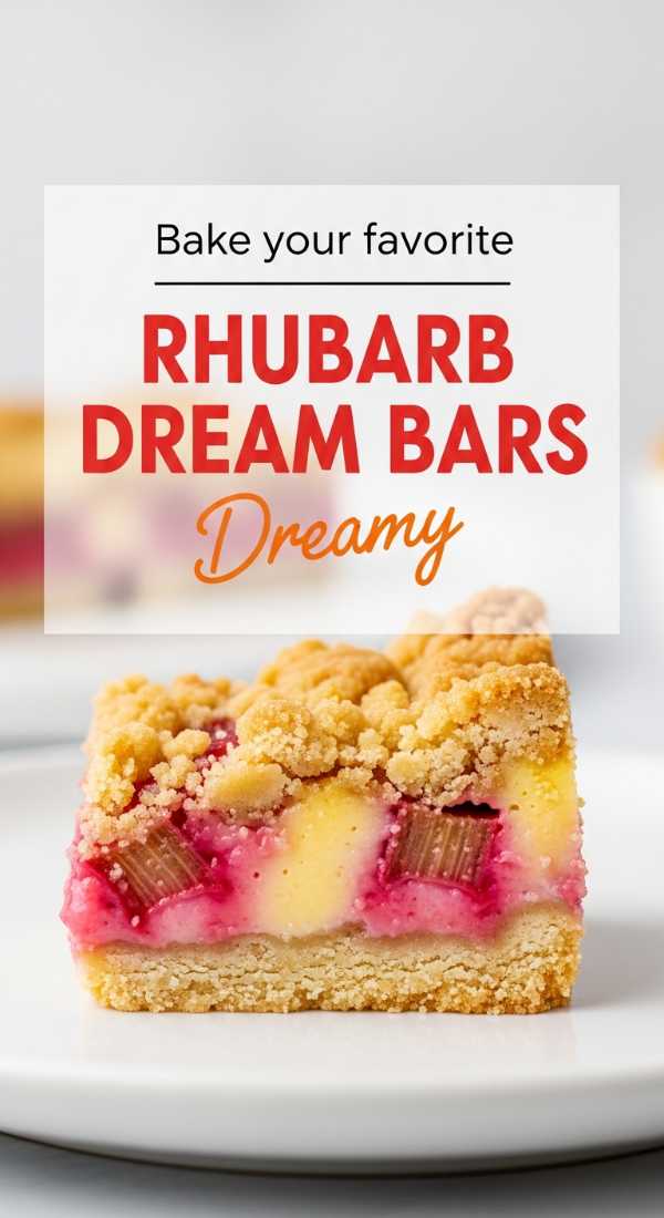 Bake Your Favorite Rhubarb Dream Bars In 3 Layers 69f71b127b344