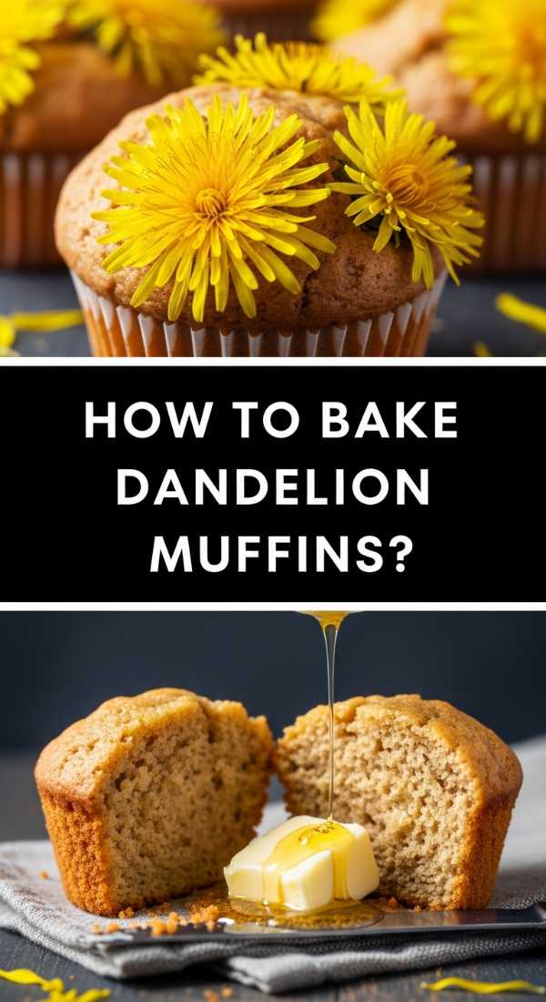 Baking Delicious And Healthy Dandelion Muffins 69f44fa5b2d74