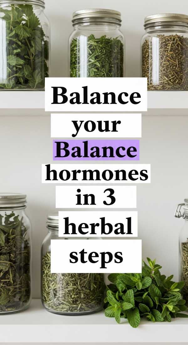 Balance Your Hormones In 3 Herbal Steps 69f47b3b675c6