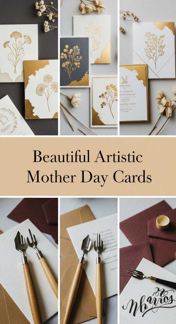 Gilded Gatherings: A Masterclass in High-End Holiday Style Beautiful Artistic Mother Day Cards 6a13492faf1fa