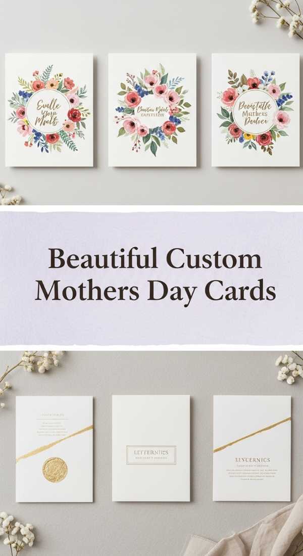 Beautiful Custom Mothers Day Cards 6a134f2fbf9a1