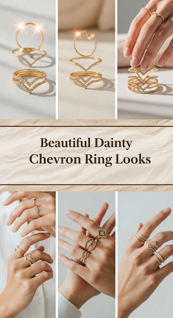 Mastering the Minimalist Gold Ring Trend: A Step-by-Step Guide Beautiful Dainty Chevron Ring Looks 69fdbc3b34e03
