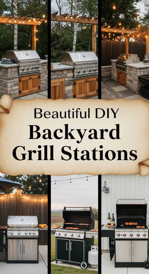 The Five-Star Garden: Merging Interior Comfort with Outdoor Design Beautiful Diy Backyard Grill Stations 69fb07662e9c5