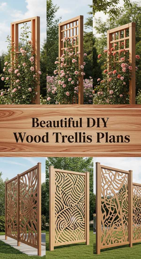 Beautiful Diy Wood Trellis Plans 6a04bc64a700f
