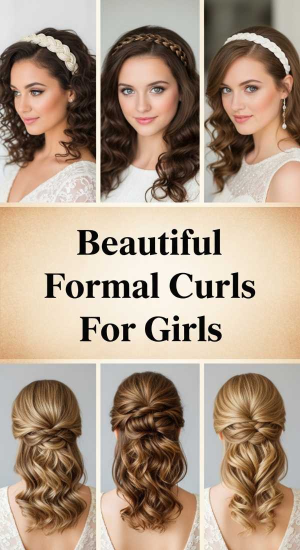 Elite Elegance: Unveiling the Secrets of Luxury Hair Makeovers Beautiful Formal Curls For Girls 6a142b65343dd