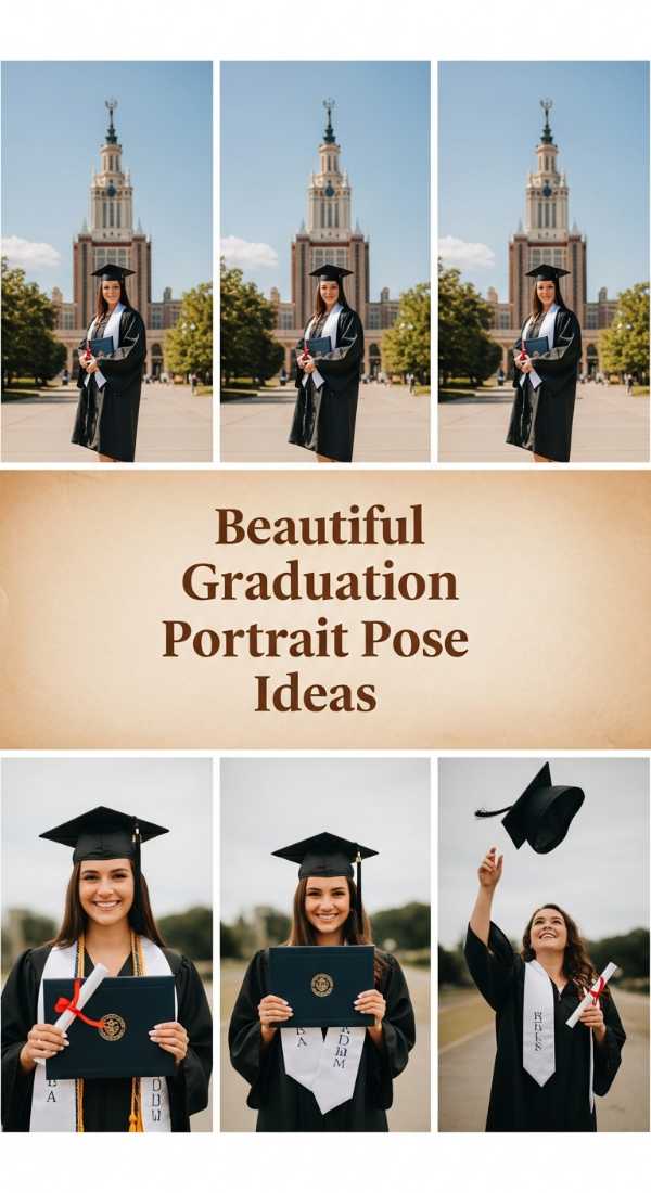 Beautiful Graduation Portrait Pose Ideas 6a134e2c67b3a