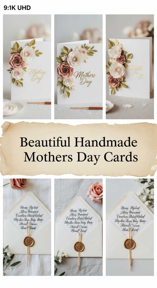 Beautiful Handmade Mothers Day Cards 6a134f2a93966