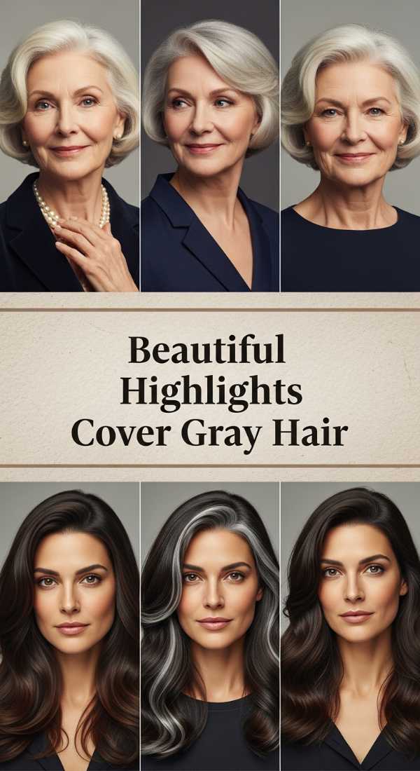 Beautiful Highlights Cover Gray Hair 6a142cd28e9e2