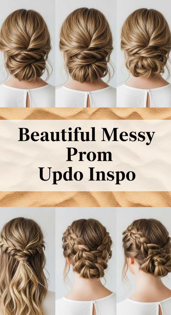 Beautiful Messy Prom Updo Inspo 69f8e26381b60