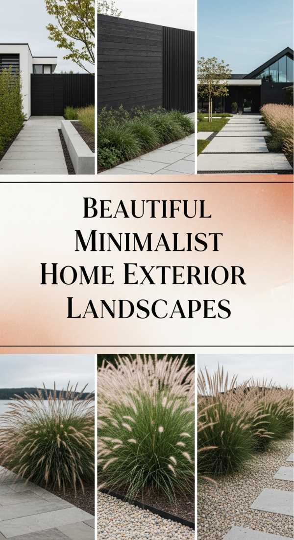 Beautiful Minimalist Home Exterior Landscapes 69ff47601af87