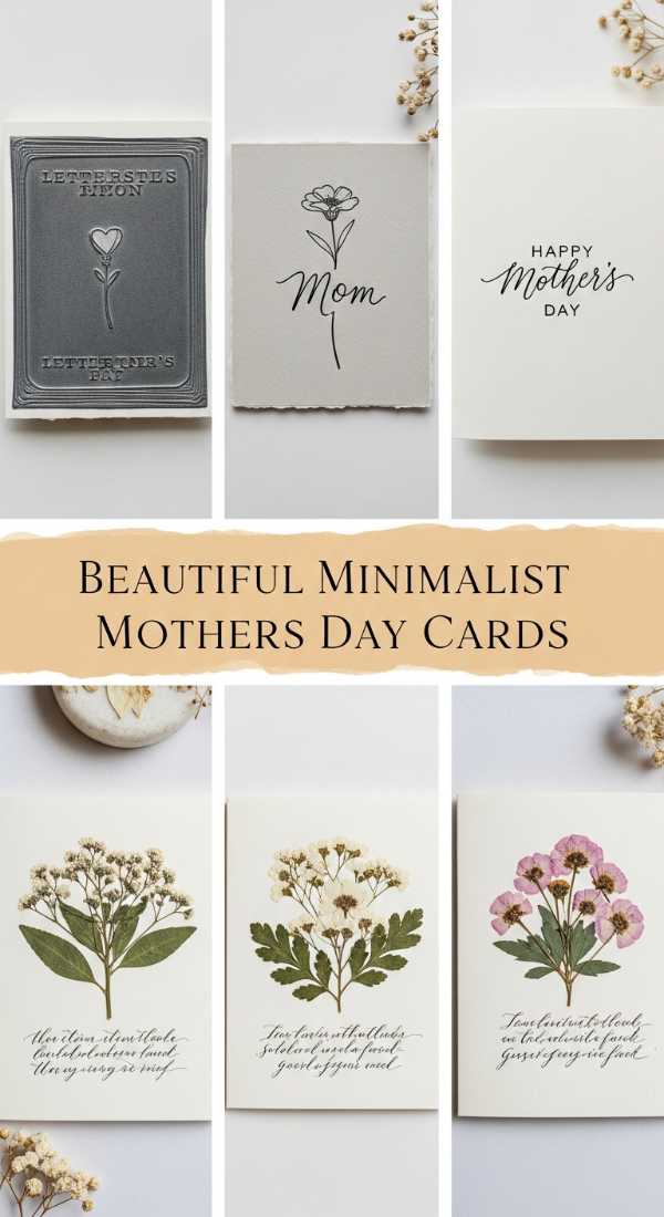 Beautiful Minimalist Mothers Day Cards 6a1347bab4f9d