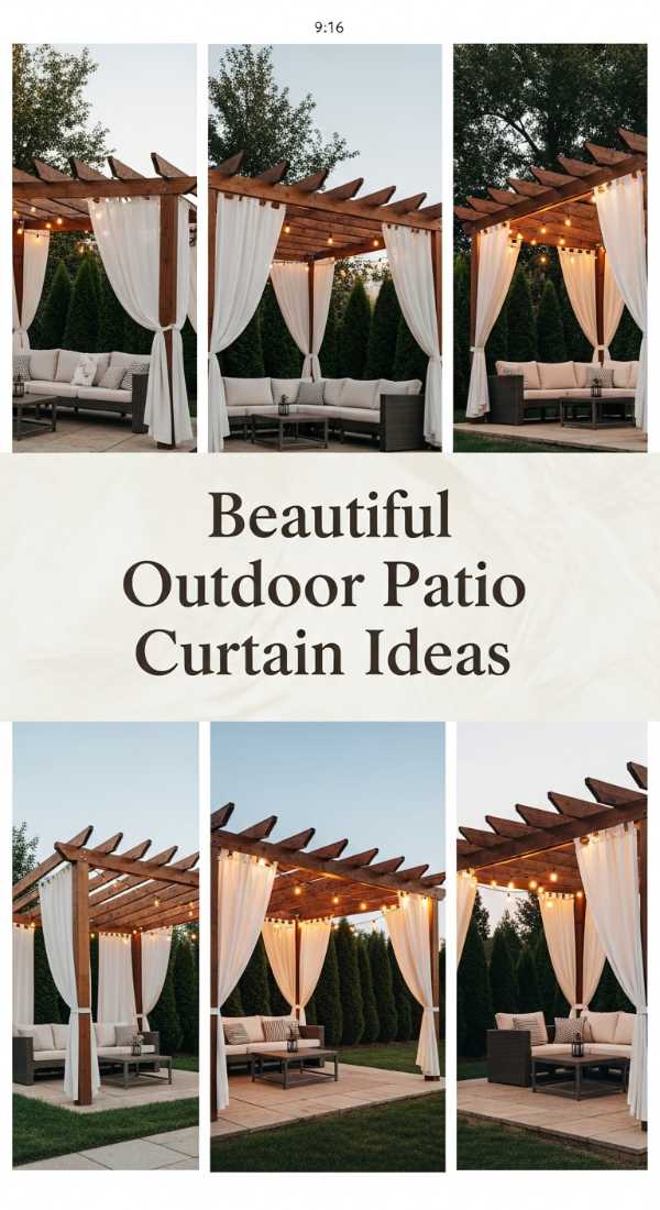 Beautiful Outdoor Patio Curtain Ideas 6a04bc678e079