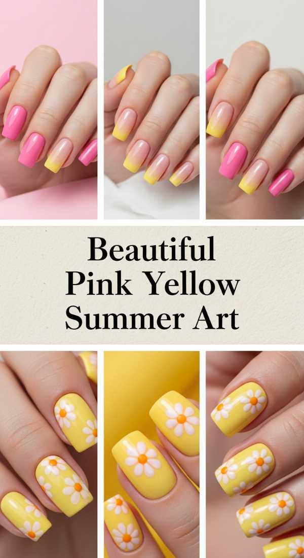 Beautiful Pink Yellow Summer Art 6a006c61929e7