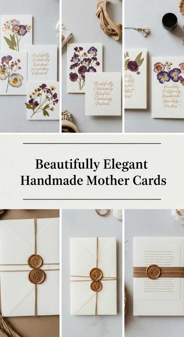 Luxe May Milestones: Elevate Your Celebration Style Beautifully Elegant Handmade Mother Cards 6a1347cdb9dd8