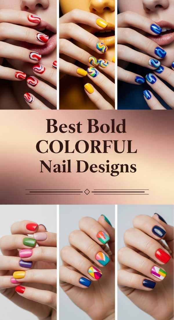 Bold & Bright: Why Multi-Colored Nails are the Summer's Hottest Trend Best Bold Colorful Nail Designs 6a08b002dd1d3