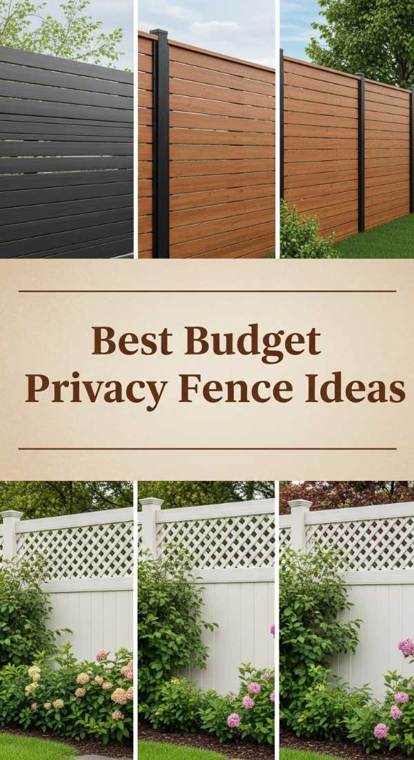 Best Budget Privacy Fence Ideas 6a04bc761aeec