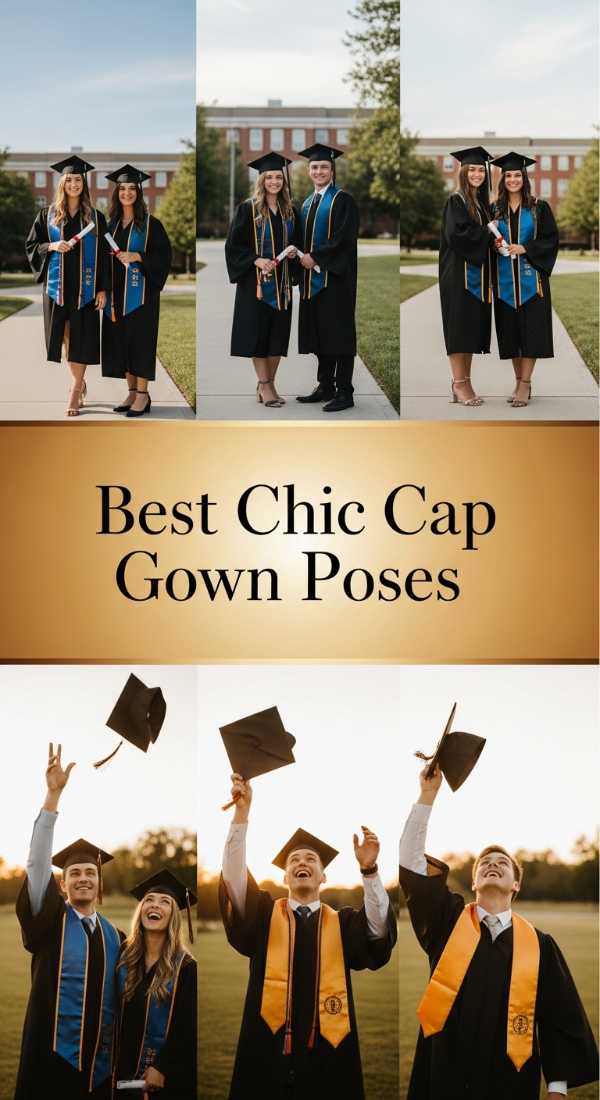 Best Chic Cap Gown Poses 6a134f305e519