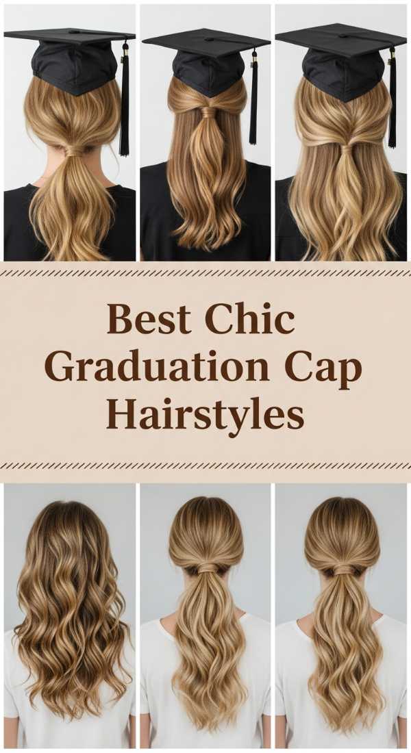 Best Chic Graduation Cap Hairstyles 6a141de05c714