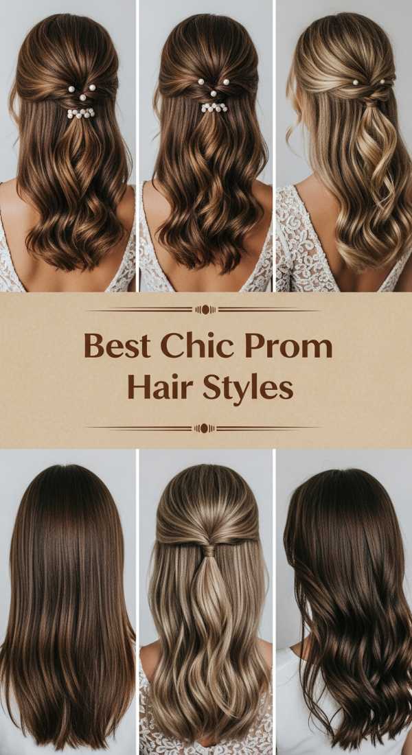 Opulence & Elegance: Ultimate Luxury Hair Trends for Your Big Night Best Chic Prom Hair Styles 69fde78c3f588