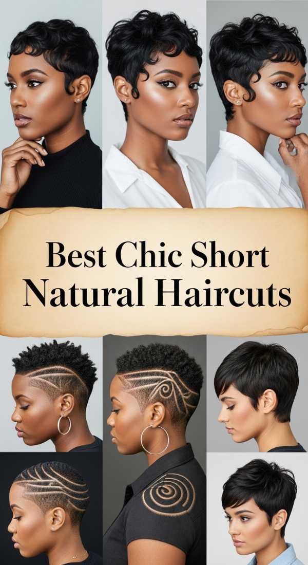 Best Chic Short Natural Haircuts 6a142b966ed07