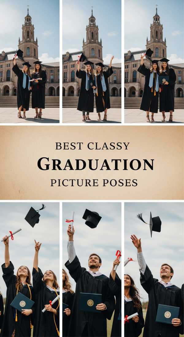 Best Classy Graduation Picture Poses 6a1343fd5913c