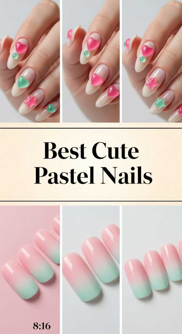 Best Cute Pastel Nails 6a1343c75ebd8