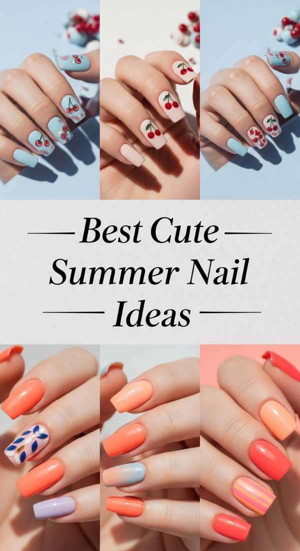 Best Cute Summer Nail Ideas 6a08afe51dd1f