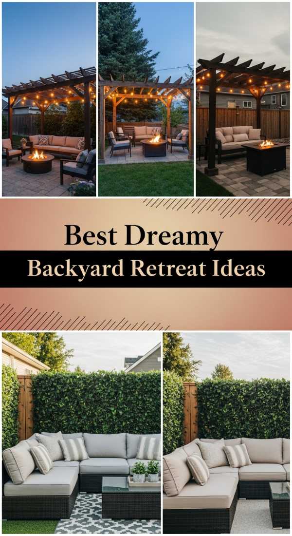 Best Dreamy Backyard Retreat Ideas 69ff47451b7d9