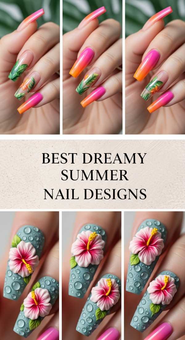 Best Dreamy Summer Nail Designs 6a134f1835311