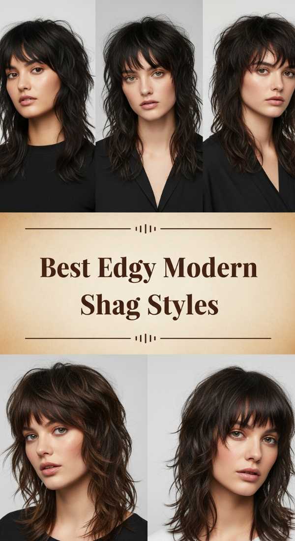 Best Edgy Modern Shag Styles 6a142b948ec19