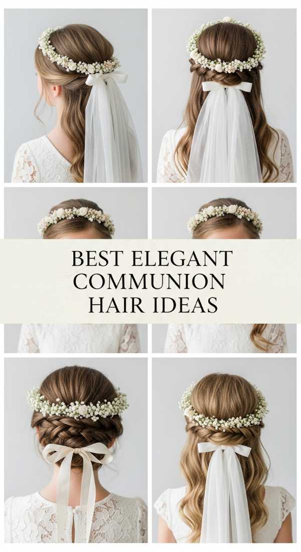 Best Elegant Communion Hair Ideas 6a08cb64c4069