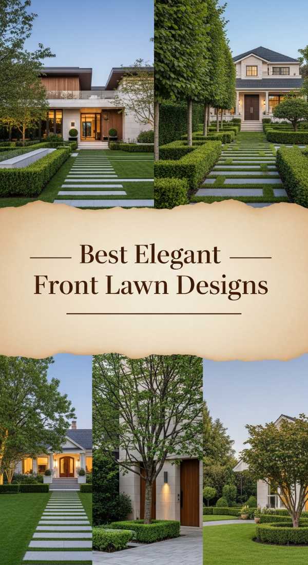 Best Elegant Front Lawn Designs 69ff475e7c69e