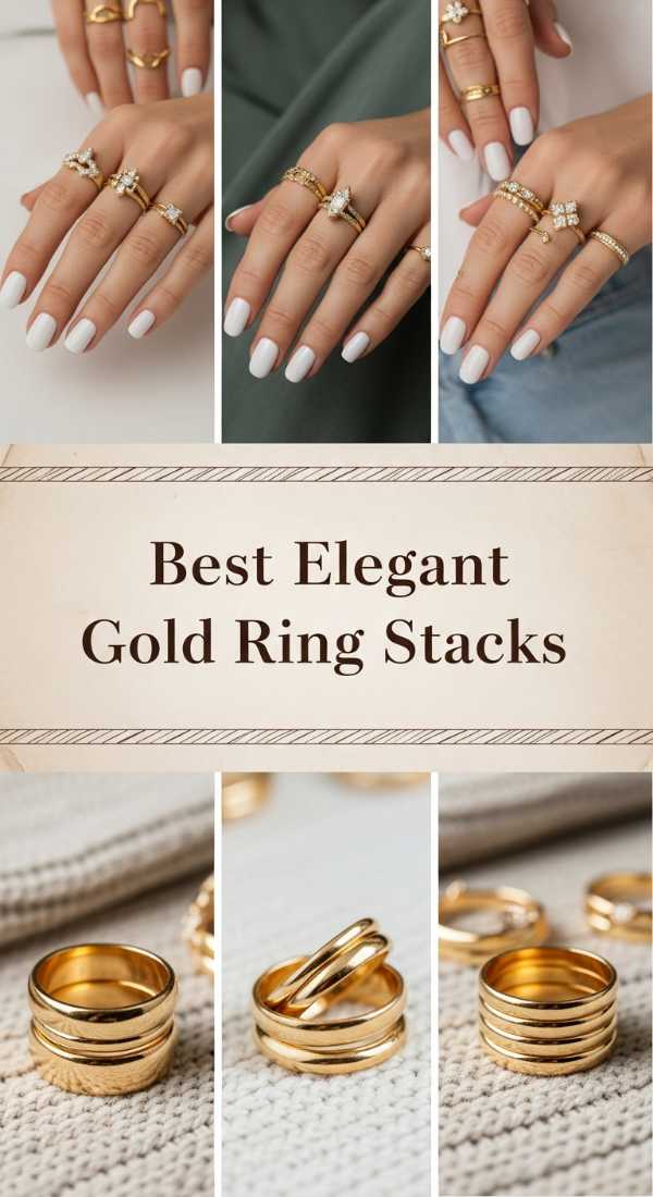 Best Elegant Gold Ring Stacks 69fdbc2a94327